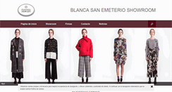 Desktop Screenshot of blancasanemeterioshowroom.com