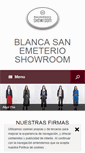 Mobile Screenshot of blancasanemeterioshowroom.com